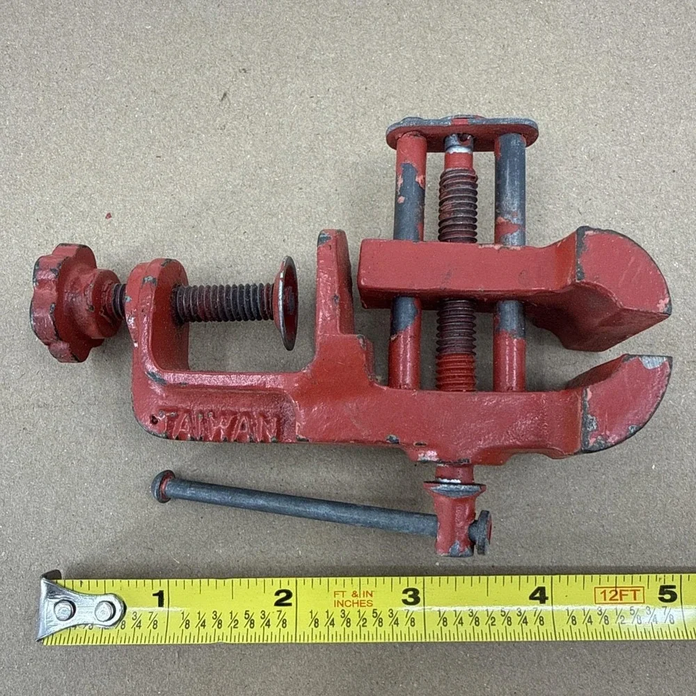 Vintage Small Clamp On Oxwell Table Vise 1-1/2
